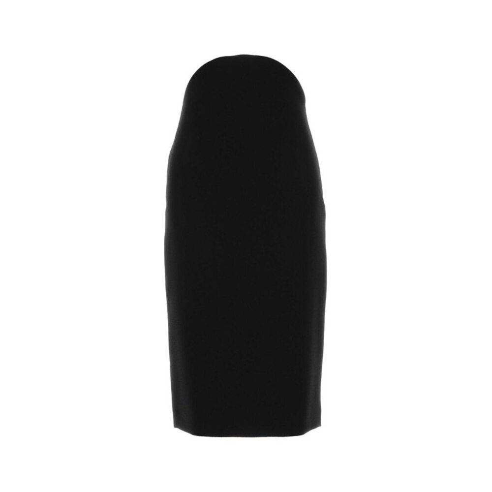 Jil Sander Women Black Wool Skirt